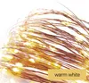 LED Weihnachtliche Nano-Kette kupferfarben, 0,9 m, 2x AA, Innen, warm-weiß, Timer Produktbild-Vorschau