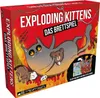 The image shows the front of a board game box for Exploding Kittens. Produktbild-Vorschau