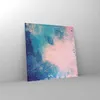 Bilder auf glas - Einteilig - Abstraktion Rosa Blau - Produktbild-Vorschau 4
