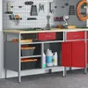 A workbench with storage in a workshop setting. Produktbild-Vorschau