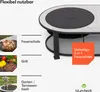 A product image with text overlays and smaller inset images illustrating different uses of the product. Produktbild-Vorschau