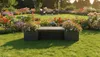 KHW Gartenbank "Berlin" aus Kunststoff mit 2 Pflanzkästen. Produktbild-Vorschau 8