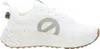 A white No Name sneaker with a gray logo on a white background. Produktbild-Vorschau