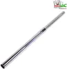 A silver vacuum cleaner extension tube is shown against a white background. Produktbild-Vorschau