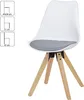 set di 2 sedie da pranzo retrò LIMA bianco/grigio | Sedia Anteprima dell’immagine prodotto 3