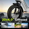 VERVE 26 Zoll Fat E-Bike Tiefeinsteiger 250W 48V 20Ah bis Produktbild-Vorschau 7