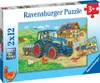 2 x 12 Teile Ravensburger Kinder Puzzle Baustelle und Produktbild-Vorschau 4