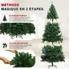 COMHOMA Arbre de Noël artificiel Décoration de Noël 195cm Voir les images du produit 8