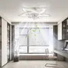 ZMH LED stropní ventilátor s osvětlením Moderní stropní Náhled obrázku produktu 7