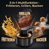 Zimilo Heißluftfritteuse 5L – Frittieren, Grillen, Backen Produktbild-Vorschau 3