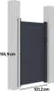 Cancello in alluminio "Marc" - 101,2 x 155,9 cm - Grigio Anteprima dell’immagine prodotto 3