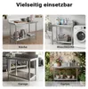 Wiltec roestvrijstalen tafel, werkbank, roestvrijstalen Productafbeelding-voorbeeld 7