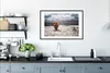 MuchoWow® Gerahmtes Poster Schottischer Highlander - Schnee Produktbild-Vorschau 4