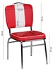 FineBuy Esszimmerstuhl American Diner Rot 50er Jahre Retro Produktbild-Vorschau 4