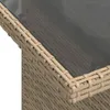 Gartensofa-set mit Kissen mit Speicher 6 pcs Beige Poly Produktbild-Vorschau 10