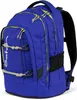 A blue backpack is shown against a white background. Náhled obrázku produktu