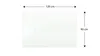 Magnetisches Glasboard Weiß 120x90cm beschreibbar vertikal Produktbild-Vorschau 5