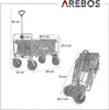 Carrello manuale AREBOS pieghevole nero | fino a 100 kg | Anteprima dell’immagine prodotto 7