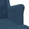 vidaXL Poltrona tessuto blu Anteprima dell’immagine prodotto 7