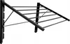 Suszarka ścienna łazienkowa 80 cm czarna metalowa naścienna Podgląd zdjęcia produktu 4