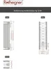 Technical drawing and dimensions of a Rotheigner Ventilheizkörper Typ 22 DK. Náhled obrázku produktu
