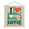 MuchoWow® Textilposter Kaffee - Zitate - Vintage - Ich Produktbild-Vorschau 1