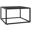 vidaXL Couchtisch Schwarz mit Schwarzem Glas 60x60x35 cm Produktbild-Vorschau 5