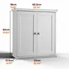 Armoire suspendue FCH, armoire murale à 2 portes, étagère Voir les images du produit 3