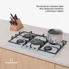 KlarsteinIgnito 5zónová plynová varná deska, 5 Hořáků, Náhled obrázku produktu 4