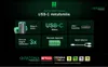 Marketing image for PATONA Premium USB-C battery family, highlighting features like Class A cells, USB-C connection, and longer lifespan. Produktbild-Vorschau
