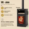 VIK - Juno Pizza oven tuinhaard zwart Productafbeelding-voorbeeld 2