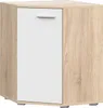 A corner cabinet with a white door and wood-grain sides, shown from a front-side angle. Náhľad obrázku produktu