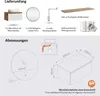 Planetmöbel Doppelwaschtisch ARISA 160 cm in Weiß mit 2 LED Produktbild-Vorschau 7
