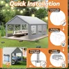 XMTECH Tente de réception 4x6 m imperméable protection UV Voir les images du produit 8