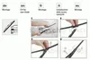 Instructions for fitting a new windshield wiper blade. Produktbild-Vorschau