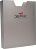 A gray folder or box with a logo on it. Voir les images du produit