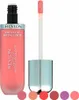 A Revlon Ultra HD Matte Metallic Lipcolor product with its applicator and several color swatches at the bottom. Podgląd zdjęcia produktu