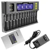 A battery charger with its accessories and manual. Voir les images du produit