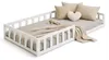 Homestyle4u Kinderbett 90x200 mit Rausfallschutz Weiß mit Produktbild-Vorschau 16