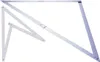 A folded metal measuring tool on a white background. Náhled obrázku produktu