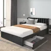 A bedroom scene featuring a bed with storage drawers. Anteprima dell’immagine prodotto