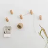 Wandhaken Holz Rund,Kleiderhaken Holz Wand Garderobe Produktbild-Vorschau 4