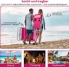 COSTWAY Strandstuhl klappbar, Campingstuhl mit Fußteil, Produktbild-Vorschau 8