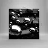 Bilder auf glas - Chrom Metall Reflexion - 40x40cm - Produktbild-Vorschau 3