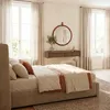 Konsole Japandi mit 2 Schubladen, Dunkles Holzoptik, 105cm Produktbild-Vorschau 3
