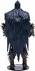 A back view of a Spawn action figure with a cape and spiky armor. Podgląd zdjęcia produktu