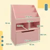 Étagère pour enfants HOMCOM avec tiroir, 3 compartiments Voir les images du produit 3