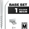 MAXERIO® 60 cm 1er Base-Set Schraubfundamente inkl. Konsole Produktbild-Vorschau 2