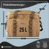 Dimono XXL Kühltasche 25L faltbar in Braun - Thermo Produktbild-Vorschau 5