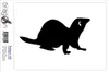 Aufkleber / Autoaufkleber - JDM - Die cut - Ferret weiß Produktbild-Vorschau 2